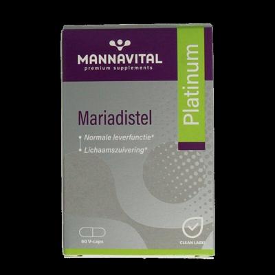 Mannavital Mariadistel Platinum Vegicaps