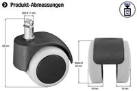 Metafranc Dubbel Wiel Parket 50Mm Stift 11 - WU0800260 - thumbnail
