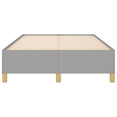 Bedframe zonder matras 120x190 cm stof lichtgrijs