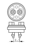Signify 68952200 Halogeen metaaldamp 94 mm G8.5 39 W Energielabel: G (A - G) Warmwit 1 stuk(s) - thumbnail