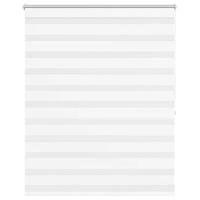 VidaXL Duo rolgordijn 140 x 175 cm wit - thumbnail