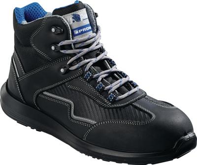 Promat/Tecwerk Veiligheidslaars | juist | maat 45 zwart | S3 SRC EN ISO 20345 | Pull-Up leer/gelamineerd leer - 4720000625