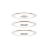 Paulmann 92907 Whirl LED-inbouwlamp Set van 3 stuks LED LED vast ingebouwd 4.9 W Aluminium (geborsteld), Satijn - thumbnail