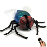 Infrarood sensor afstandsbediening gesimuleerde insect lastige creatieve kinderen elektrisch speelgoed model (Housefly) - thumbnail