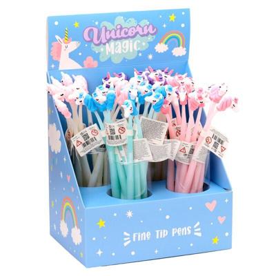 Unicorn Magic Fijnschrijver Pen - Zwart