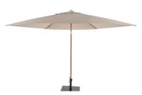 Azzurro 300 cm. Ø Woodlook frame -Sand - thumbnail