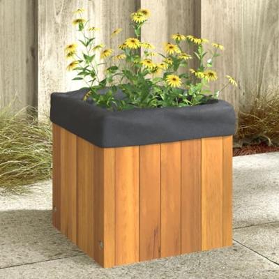 VidaXL Plantenbak 25x25x25 cm massief acaciahout