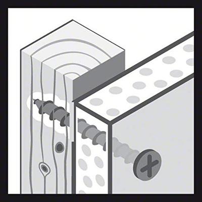 Bosch Accessoires Snelbouwschroef grove schroefdraad 3,9 x 25 voor MA 55 - 2608000547