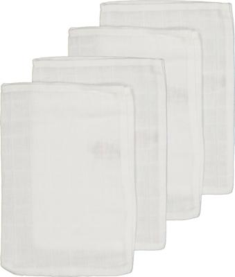 HEMA Hydrofiel washandjes - 4 stuks (wit)