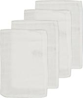 HEMA Hydrofiel washandjes - 4 stuks (wit) - thumbnail