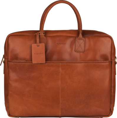 Burkely Vintage Max Worker 17" laptopbag-Cognac