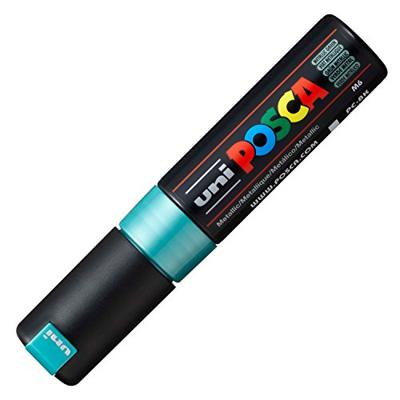 Uni-Posca Posca marker, afm pc-8k, lijndikte 8 mm, breed, groen metallic, 1 stuk