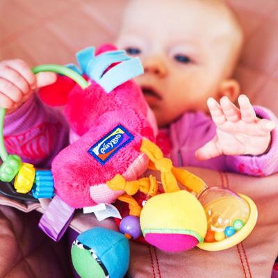 Rammelaar Playgro Clip Clop Clopette Pink