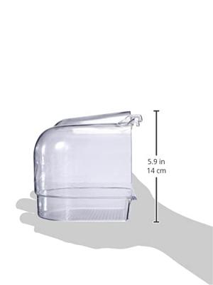 TRIXIE BADHUIS HALFROND TRANSPARANT 15X14X15 CM 4 ST