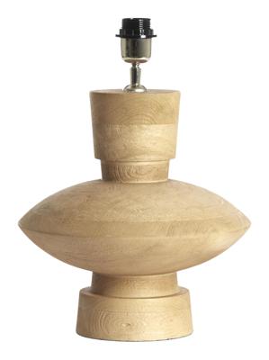 Light & Living Tafellamp 'Fiera' Mangohout, 31cm (excl. kap)