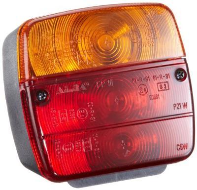 IWH Aanhangerachterlicht Schroefaansluiting Knipperlicht, Remlicht, Achterlicht Achter, Links, Rechts 12 V, 24 V