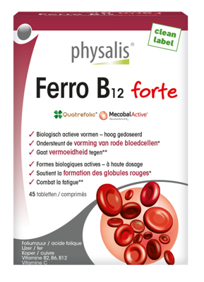 Physalis Ferro B12 forte 45 Tabletten