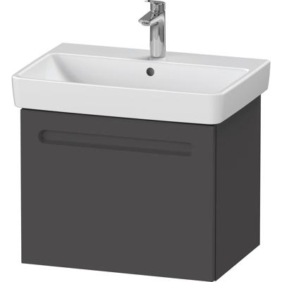 Wastafelkast Duravit No.1 Met 1 Lade 59x42.6x47.8 cm Met Geïntegreerde Greep Mat Grafiet Duravit Wastafelkast Duravit No.1 Met 1 Lade 59x42.6x47.8 cm Met Geïntegreerde Greep Mat Grafiet Duravit