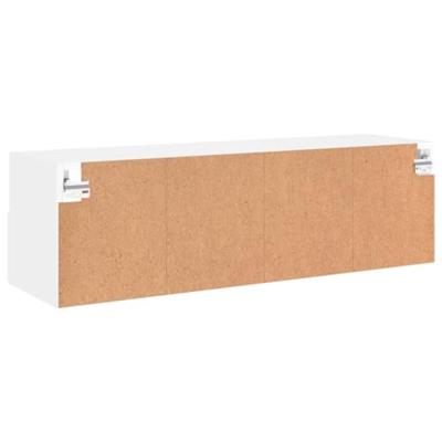 Tv-wandmeubel 100x30x30 cm bewerkt hout wit Tv-wandmeubel 100x30x30 cm bewerkt hout wit
