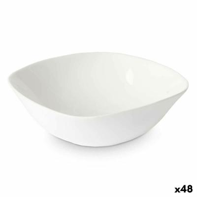 Kom Wit 15 x 5 x 15 cm (48 Stuks) Vierkant