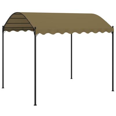vidaXL Prieel 180 g/m² 4x3x2,6 m taupe