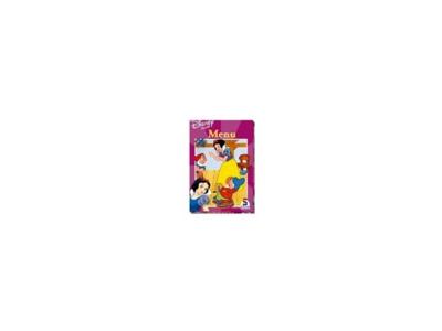 Selecta Disney princess memo menu spel, tafeldekken met sneeuwwitje