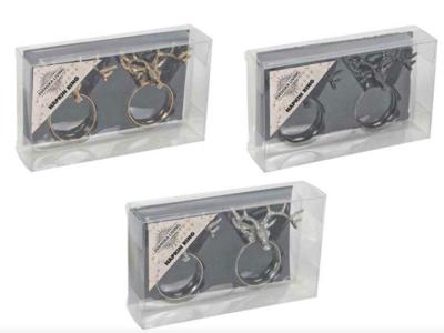 Servetring 2 stuks rendier 3ass kleur goud/zilver/zwart HIT - Hit Servetring 2 stuks rendier 3ass kleur goud/zilver/zwart HIT - Hit