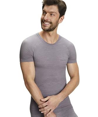 Falke Wool-Tech Light T-shirt Heren Grey-Heather M Falke Wool-Tech Light T-shirt Heren Grey-Heather M