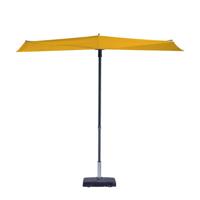 Madison balkonparasol sun wave 270x150 cm goudgeel - thumbnail