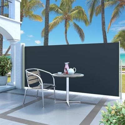 VidaXL Tuinscherm uittrekbaar 140x300 cm zwart VidaXL Tuinscherm uittrekbaar 140x300 cm zwart
