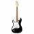 Fazley Classic Series FST118 Black LH linkshandige elektrische gitaar - thumbnail