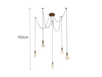 Trio Spin hanglampCord Spider - 310100562