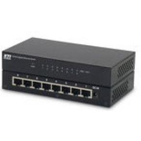 KTI Networks KGS-SOHO-8 ver. B Unmanaged Gigabit Ethernet Switch | 8 x 10/100/1000 Mbps ports