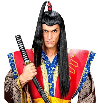 Pruik Samurai lang