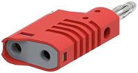 Electro PJP 1087-CD1-R Banaanstekker Stekker, recht Stift-Ø: 4 mm Rood 1 stuk(s) - thumbnail