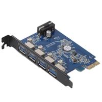 ORICO PVU3 - 4P 4 poorten USB3.0 PCI Express Card voor Desktop(zwart) - thumbnail