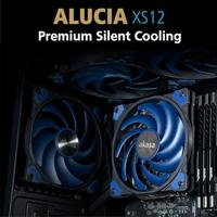 Akasa Alucia XS12 Computer behuizing Koelplaat/radiatoren Zwart, Blauw 1 stuk(s) - thumbnail
