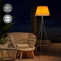 Papieren Gevouwen Lampenkap - Conisch - Oranje - ø40 x 24 cm - E27 fitting - Voor Staande Lamp - Ontworpen voor woonkamer en eetkamer - thumbnail