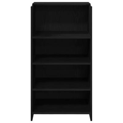 Receptiebalie 55x50x103,5 cm bewerkt hout zwart Receptiebalie 55x50x103,5 cm bewerkt hout zwart