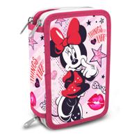 Disney etui Minnie Mouse meisjes roze/rood 40 delig - thumbnail