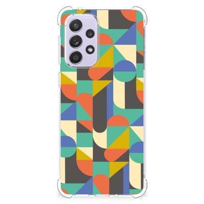Samsung Galaxy A33 Doorzichtige Silicone Hoesje Funky Retro Samsung Galaxy A33 Doorzichtige Silicone Hoesje Funky Retro