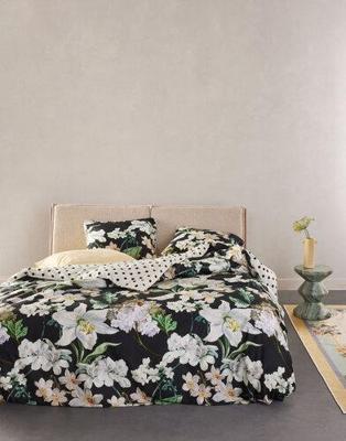 Essenza Essenza Rosalee Dekbedovertrek 200x200/220 Anthracite