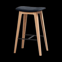 Nordic Bar Stool - Oak - thumbnail
