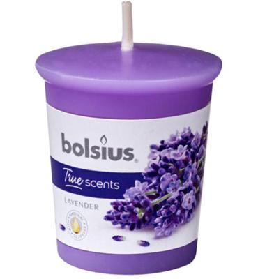 Votive 53/45 rond True Scents Lavendel Bolsius - Bolsius