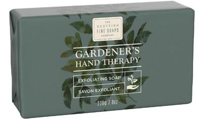 Scottish Fine Soaps Luxury Soap Bars Gardener's Hand Therapy Exfoliating Soap 220gr