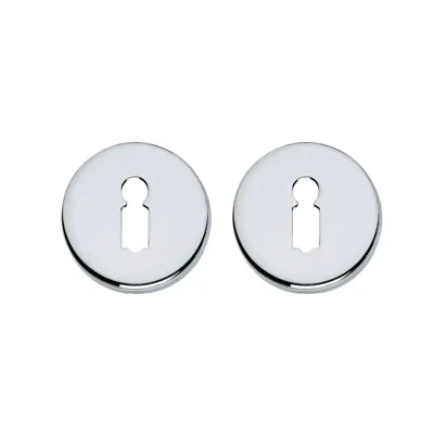 Intersteel | Rozet sleutelgat | Rond | Verdekt | Chroom