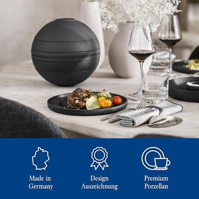 Villeroy & Boch Iconic La Boule matt zwart serviesset