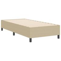Boxspring bed Grijs groen 90 x 200 cm Katoenen stof - thumbnail
