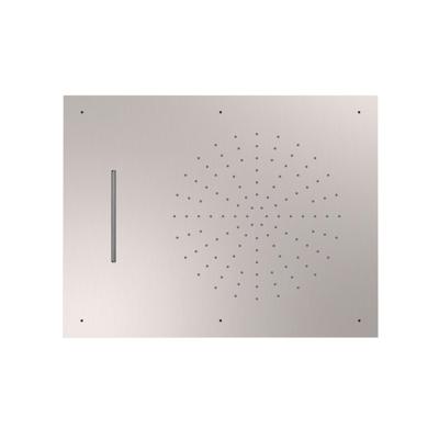 Hoofddouche Tres Plafond met Waterval 50x65 cm Staal Hoofddouche Tres Plafond met Waterval 50x65 cm Staal