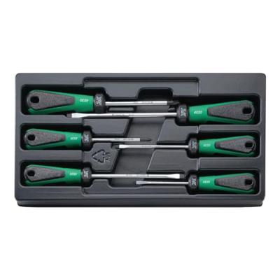 Stahlwille 4891 SATZ DRALL-SCHRAUBENDREHER M. DREIKOMPONENTENGRIFF Schroevendraaierset